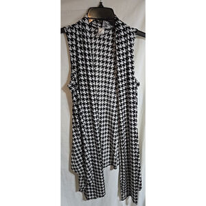 Peony Women's Houndstooth Vest Size M